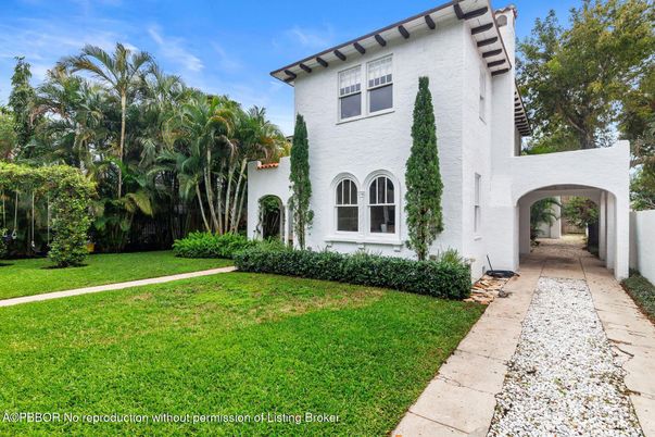 Backyard, Exterior, Facade, Spanish Mediterranean