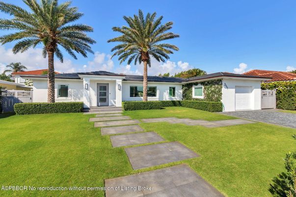 Attached, Backyard, Exterior, Facade, Solar Panels, Ranch