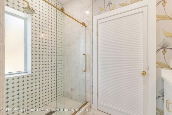 Bathroom, Glass Shower, Interior, Marble Walls