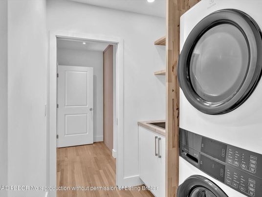 Interior, Recessed Lighting, Utility Closets, Washer, Wood Texture Flooring