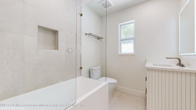Bathroom, Glass Shower, Interior