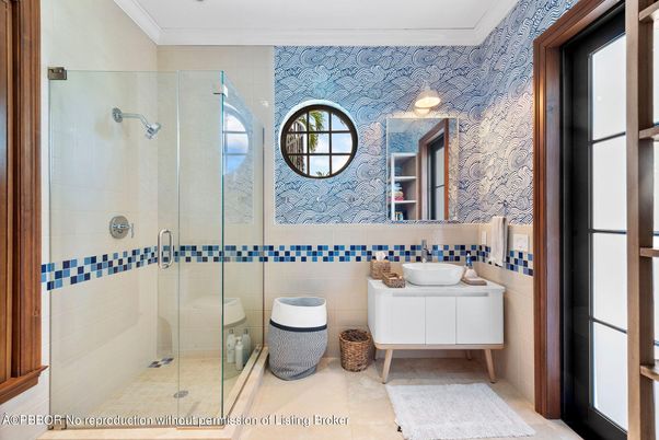 Bathroom, Glass Shower, Interior