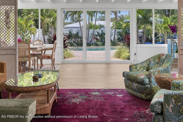 Dining room, Interior, Sun Room, Wood Texture Flooring