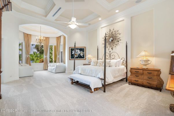 Bedroom, Chandelier, Interior, Recessed Lighting