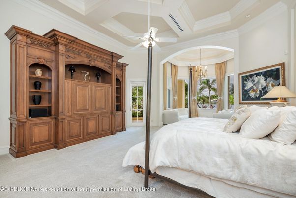 Bedroom, Chandelier, Interior, Recessed Lighting