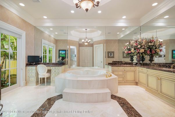 Bathroom, Chandelier, Interior, Recessed Lighting