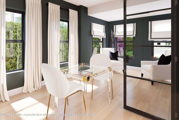 Home Office, Interior, Wood Texture Flooring