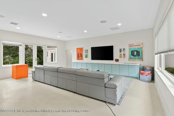 Interior, Living room, Recessed Lighting