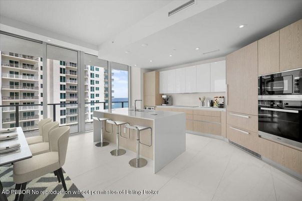 Interior, Kitchen, Recessed Lighting, Stainless Steel Appliances, Water