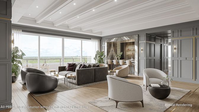 Dining room, Interior, Living room, Recessed Lighting, Wood Texture Flooring