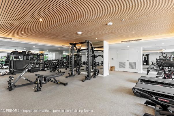 Fitness Equipment, Gym, Interior, Recessed Lighting