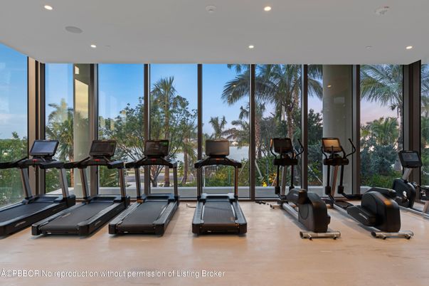 Fitness Equipment, Gym, Interior, Recessed Lighting