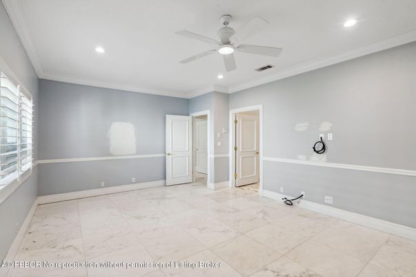 Empty room, Interior, Marble, Recessed Lighting