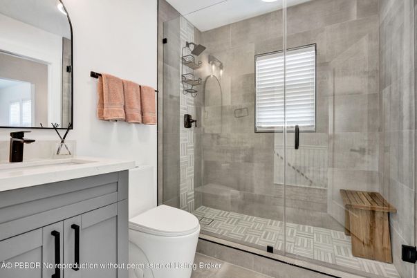 Bathroom, Glass Shower, Interior