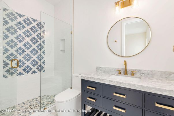 Bathroom, Glass Shower, Interior