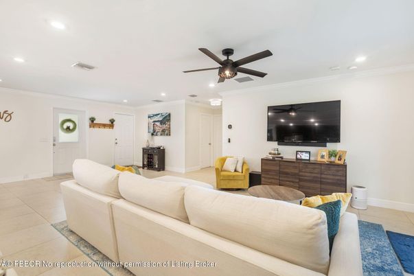 Interior, Living room, Recessed Lighting