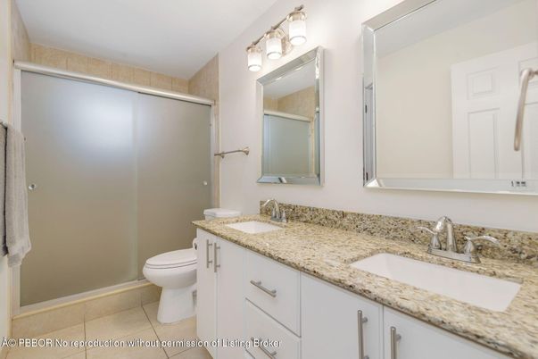 Bathroom, Dual Sink Vanities, Glass Shower, Interior