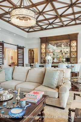 Chandelier, Interior, Living room, Recessed Lighting