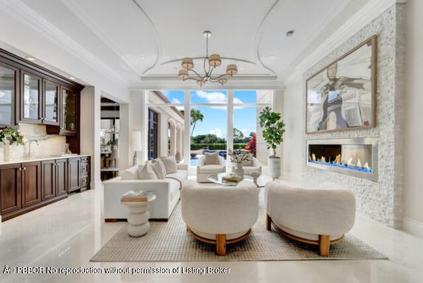 Fireplace, Interior, Living room, Pendant Lights, Recessed Lighting