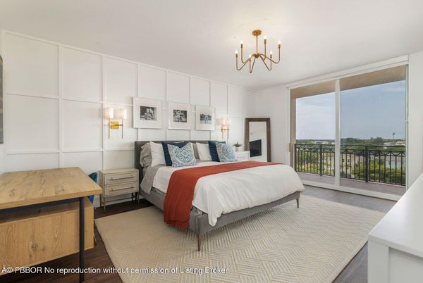 Bedroom, Chandelier, Interior, Wood Texture Flooring