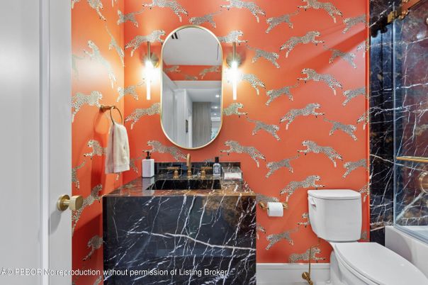Bathroom, Interior, Marble Walls
