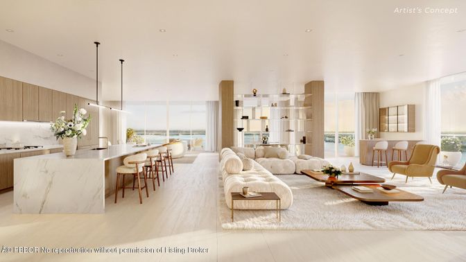 Interior, Kitchen, Living room, Recessed Lighting, Water