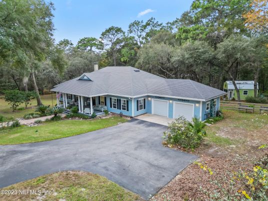Attached, Backyard, Exterior, Facade, Ranch