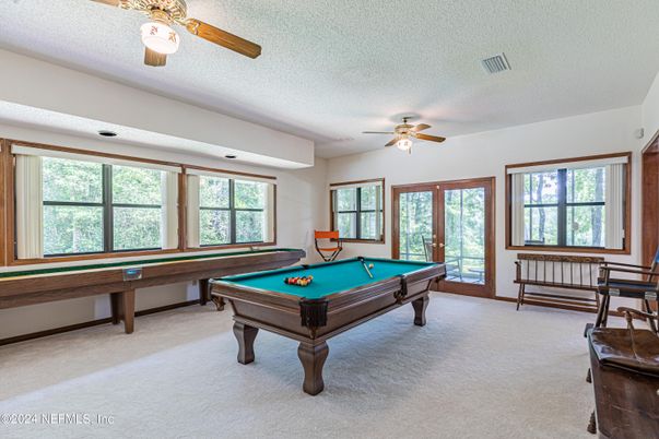Billiard Table, Game Room, Interior