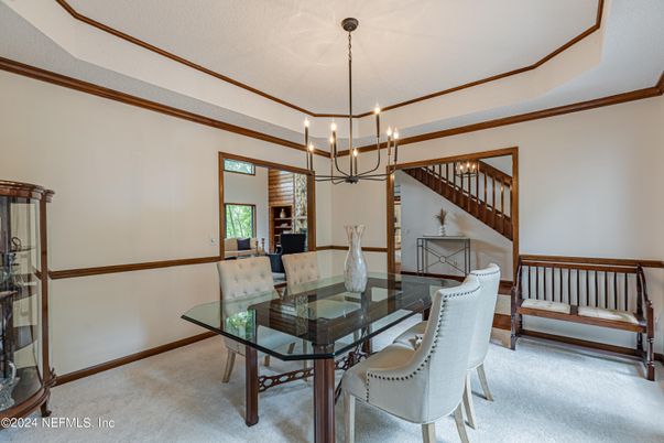 Chandelier, Dining room, Interior