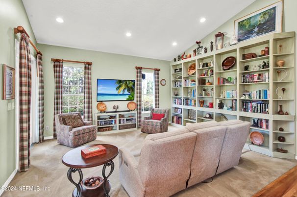 Interior, Living room, Recessed Lighting