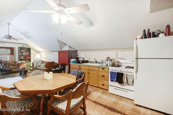 Dining room, Interior, Kitchen, Living room