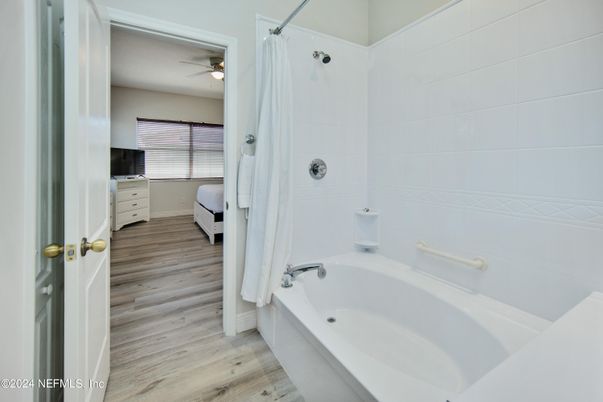 Bathroom, Interior, Wood Texture Flooring