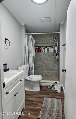 Bathroom, Interior, Wood Texture Flooring