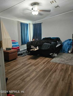 Bedroom, Interior, Wood Texture Flooring