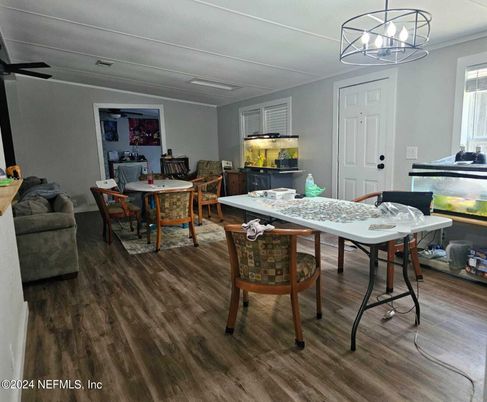 Dining room, Interior, Wood Texture Flooring