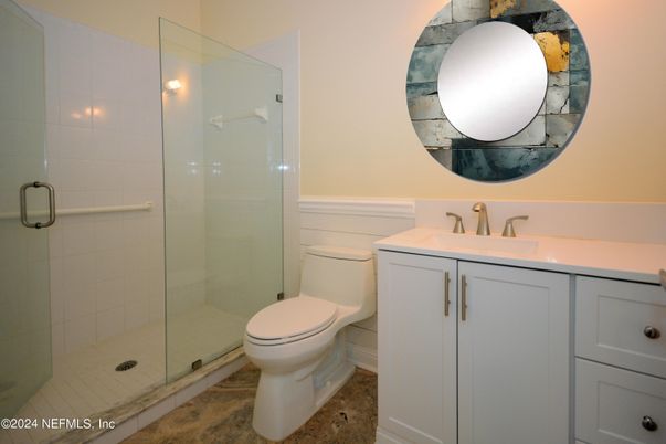 Bathroom, Glass Shower, Interior