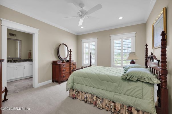 Bedroom, Interior, Recessed Lighting