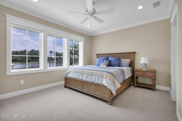 Bedroom, Interior, Recessed Lighting
