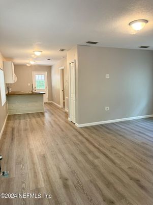 Empty room, Interior, Kitchen, Wood Texture Flooring