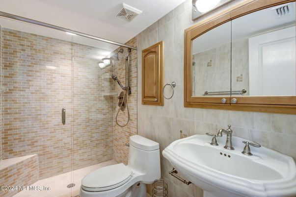 Bathroom, Glass Shower, Interior