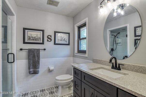 Bathroom, Glass Shower, Interior
