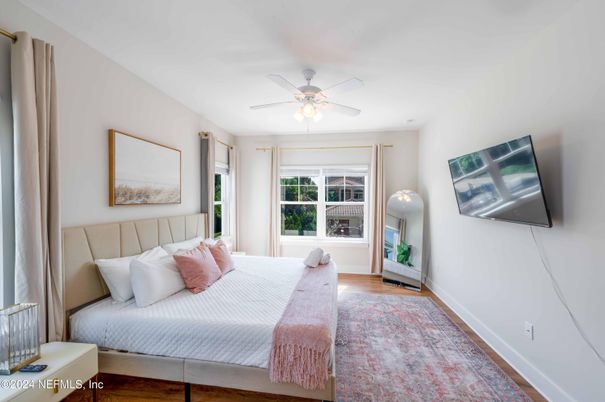 Bedroom, Interior, Wood Texture Flooring