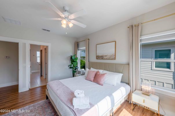 Bedroom, Interior, Wood Texture Flooring