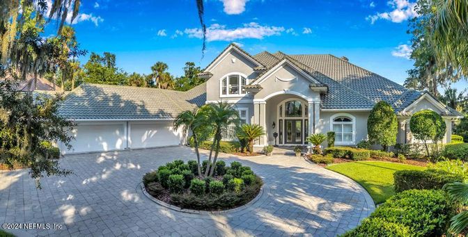 Attached, Backyard, Exterior, Facade, Mediterranean