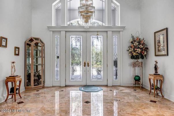 Chandelier, Interior, Marble