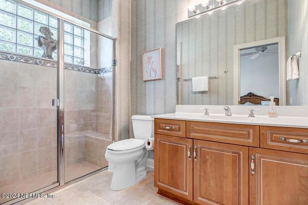 Bathroom, Glass Shower, Interior
