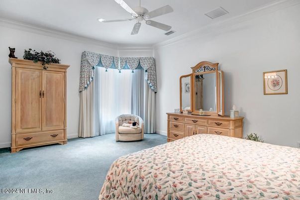 Bedroom, Interior, Recessed Lighting