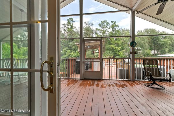 Interior, Sun Room, Wood Texture Flooring