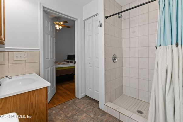 Bathroom, Interior, Wood Texture Flooring