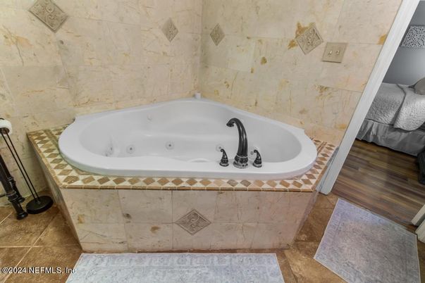 Bathroom, Interior, Wood Texture Flooring